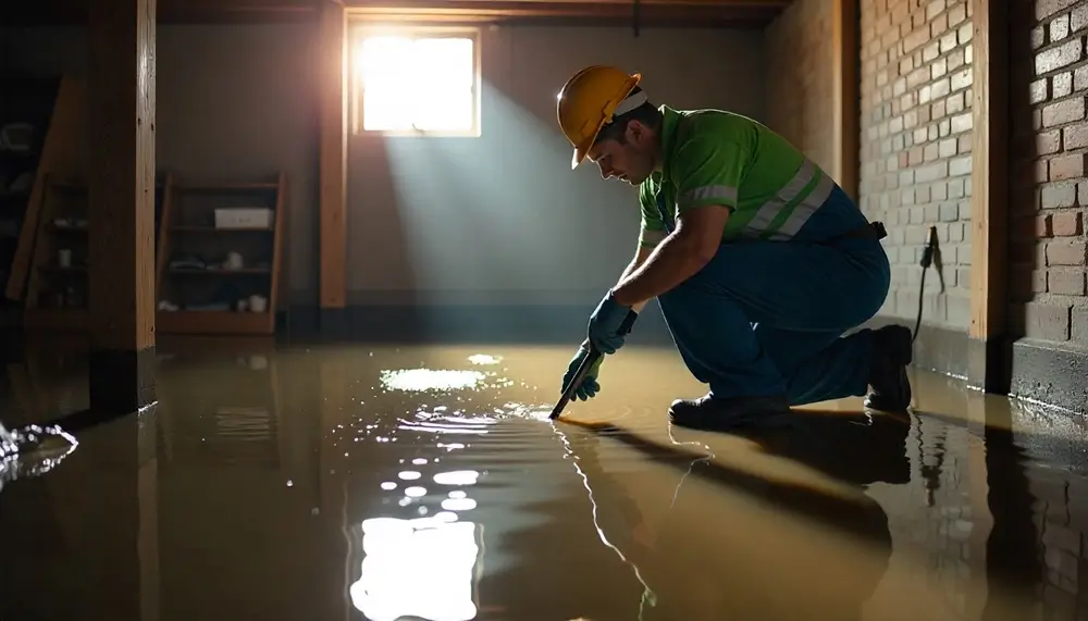Professional water damage restoration services in Vida, OR
